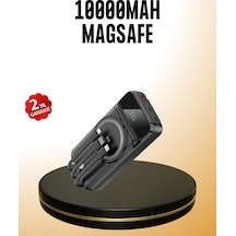 15w Kablosuz Hızlı Şarjlı 10000 Mah Powerbank Taşınabilir, Led Göstergeli Çok Renkli