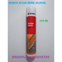 Würth Siyah Renk Silikon Güçlü Silikon Siyah Renk 310 Ml Germany Siyah