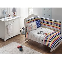 Taç Lisanslı Bebek Uyku Seti Mickey Mouse Sketch Baby Mavi