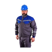Eser - 7-7 Gabardin Içi Polarlı Robalı Mont - Mavi Gri