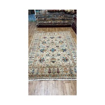 El Dokuma Afghan Halısı Bej