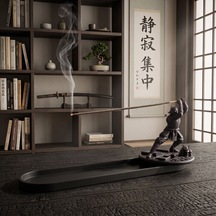 Samurai Spirit Çubuk Tütsülük Siyah Tütsü Hediyeli