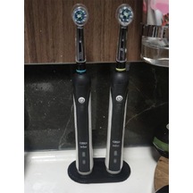 Oralb Diş Fırçası Standı Ikili Set - Oral-b Diş Fırçası Standı Gri