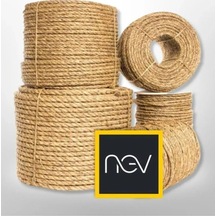 Nev Hasır İp 3mm 30 Metre, Jüt Halat, Doğal