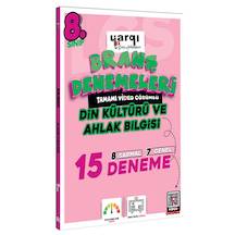 Yargı Ders Arkadaşım 8.sınıf Tamamı Video Çözümlü Din Kültürü Ve Ahlak Bilgisi 15 Branş Denemeleri