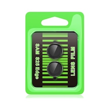 Samsung Galaxy S25 Uyumlu Edge Raze Metal Kamera Lens - Siyah