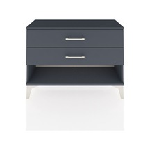 Arges Şifonyer 2 Çekmeceli 88x30x64 Antrasit-antrasit Antrasit