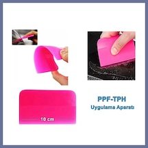 Bezos Ppf/tph Silikon Çekçek Ragle Cam Filmi Çekme Uygulama Aparatı Pembe 10x7.5cm Dlra