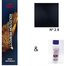 Koleston Perfect Me Saç Boyası 2.8 Mavi Siyah + Oksidanı