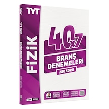Vip Fizik Tyt Fizik Tamamı Video Çözümlü 40x7 Branş Denemeleri Vip Fizik Yayınları