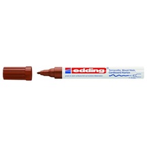 Edding 4040 Mat Mürekkep Kalemi - 1 Markör - Yuvarlak Uç 1-2 Mm - Kahverengi - Pürüzlü, Koyu Veya Gözenekli Yüze Genel