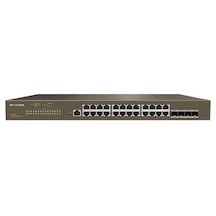 Ip-com G5328p-24-410w 24 Port Gıgabıt+ 4xgb Sfp Uplınk L3 Yönetilebilir 370w Poe Rackmount Swıtch