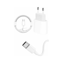 15/pro/pro Max 25w Apple iOS Uyumlu Hızlı Şarj Aleti Adaptörlü Beyaz 75169335