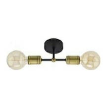 Mylights Retro Rustik Aplik 2Li Aplik Eskitme Aplik Eskitme