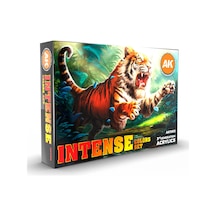 Ak Interactive 11612, 6x17 Ml. Yoğun Renkler Akrilik 3gen Maket Boyası Seti Standart