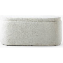Teddy Sandıklı Bench krem