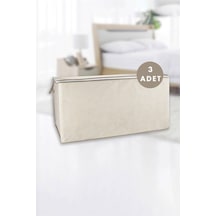 Mega 3lü Yorgan Hurç - Kahverengi Renkli