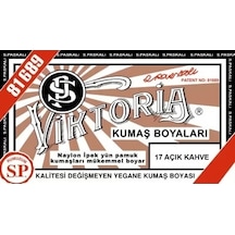 Viktoria Kumaş Boyası - 17 Açık Kahve