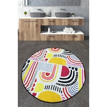 Perido Banyo Djt Çap 100 cm Çok Renkli