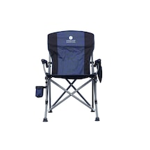 Windcamp Katlanır Kamp Sandalyesi Lux Mavi - Siyah
