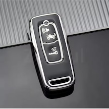 Honda 150 350 Adv Anahtar Kılıfı Siyah-silver