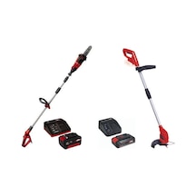 Einhell GE-LC 18 Li T Kit Dal Budama Makinesi + GC-CT 18/24 Li Kenar Kesme Makinesi