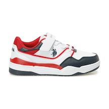 U.s. Polo Assn. Martell Jr 5fx Beyaz Erkek Çocuk Sneaker 000000000101946538 Beyaz-kırmızı Beyaz - Kırmızı