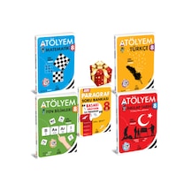 8.sınıf Atölyem Matematik-türkçe-fen Bilimler-sosyal Bilgiler Seti 2027 Arı Paragraf Hediyeli