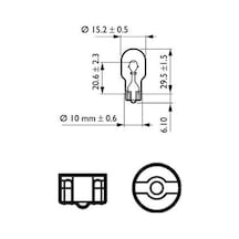 Ampül - Fiat Panda, Ducato, 500, Punto, Doblo, Tipo, Talento, Egea, Sandero, Duster, Logan, Lodgy, Spring, Jogger - Phılıps-12067cp