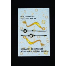 Gerçek Dostlar Yıldızlara Benzer - Arkadaş Şans Bilekliği Diğer