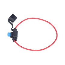 Springsun 10 Adet Su Geçirmez Inline Sigorta Tutucu Seti - 18awg Tel, 15a Bıçaklı Sigorta, Araç/motosiklet Devre Koruma