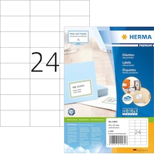 Premium Lazer Etiket A4 100 70x37 Beyaz Diğer