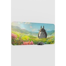 Miyazaki Anime V3 - 90x40 Xxl Gaming Kauçuk Kaymaz Taban Mouse Pad Fare Altlığı