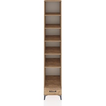 Hyperion Dolap 6 Raflı Tek Çekmeceli 44x44x243 Çam-çam Çam