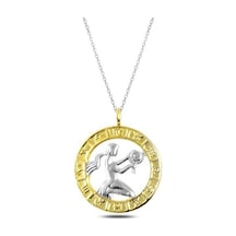 ​Gümüş Gold Başak Burcu Kolye (510925424)