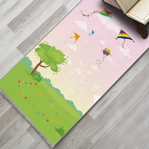Evaşk Çocuk Seccadesi Namazlık Dokuma Halı Kaymaz Muslumana Seccade50 x 90 PEMBE 1EVASK417P50