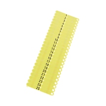 Twintag Küçükbaş Kulak Küpesi. Sarı. 1-50 Yazılı (50 Adet/paket)
