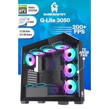 Game Master Qlite-3050 i3-12100F 32 GB 512 GB M.2 SSD RTX 3050 Free Dos Masaüstü Oyuncu Bilgisayarı