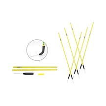 Scucx 1161 Slalom Çubuğu Kauçuk Çivili Set 6lı Sarı