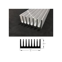 Alüminyum Soğutucu Profil Led Soğutma Profili 52 X 23 Mm 487818176