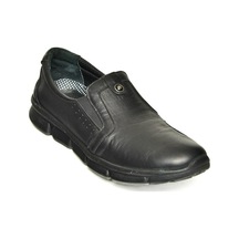 Fox Shoes P555060903 Siyah Hakiki Deri Kadın Ayakkabı Siyah-hakiki Deri Siyah