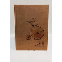 Turkuaz Kraft 14x20 Not Defteri 96 Yp Kareli