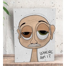 Bk Gift The Lazy People Collection Confused Old Guy Tasarımlı Dek (551115829)