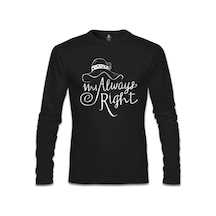 Mrs. Always Right Şapka Siyah Erkek Sweatshirt