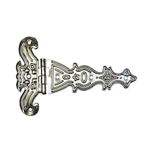 Cntma Dekoratif, Sac Tek Kuyruklu Menteşe - 69x102 Mm, Büyük, Nikel, 100 Adet Diğer