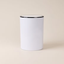 Kristal Banyo Çöp Kovası - Beyaz - 5 Lt Çok Renkli