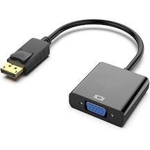 Daytona Zr140 Displayport To Vga Çevirici Dp Erkek Kadın Vga Monitör-pc Dönüştürücü Görüntü Kablosu