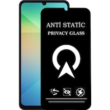 Samsung Galaxy A06 İle Uyumlu Tam Kaplayan Anti Statik Görünmez Safir Ekran Koruyucu Hayalet Cam