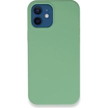 Newface - 826 - İphone 12 Kılıf Lansman Legant Silikon - Csmo-tex - - Yeşil