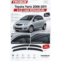 Plus Toyota Yaris 2008 5 Kapı Hb Uyumlu 4 Parça Cam Rüzgarlığı